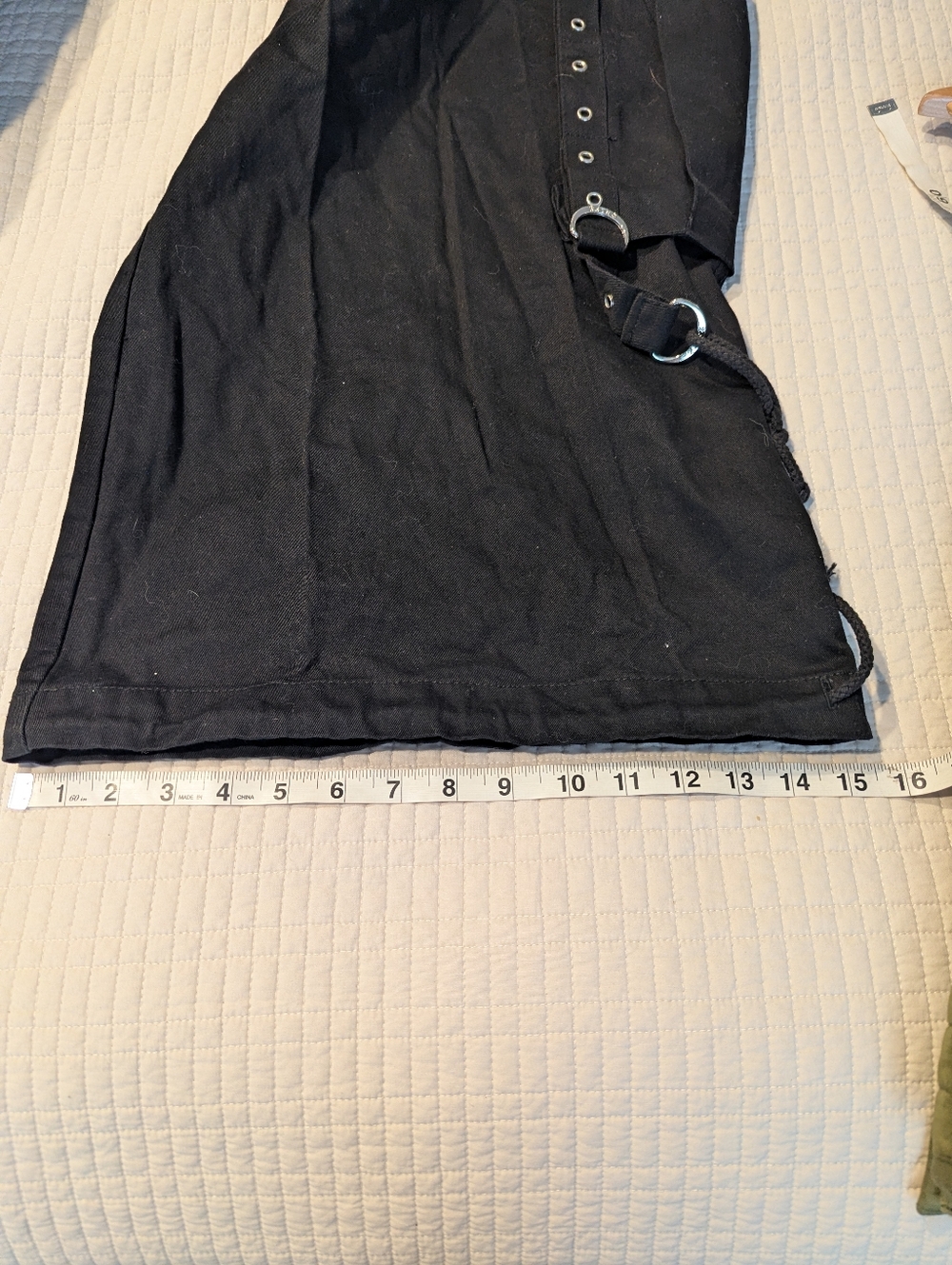 TRIPP NYC Goth Grunge Chain To Chain Pants Large Black - Picture 14 of 14